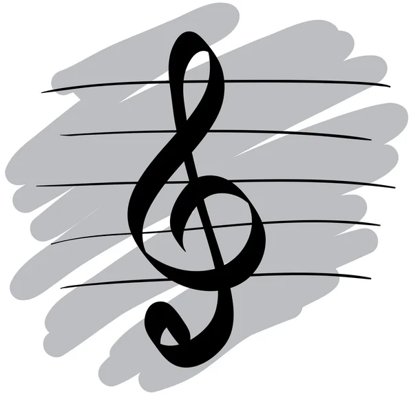 Stylized music symbol by boroda Stock Vector music symbol