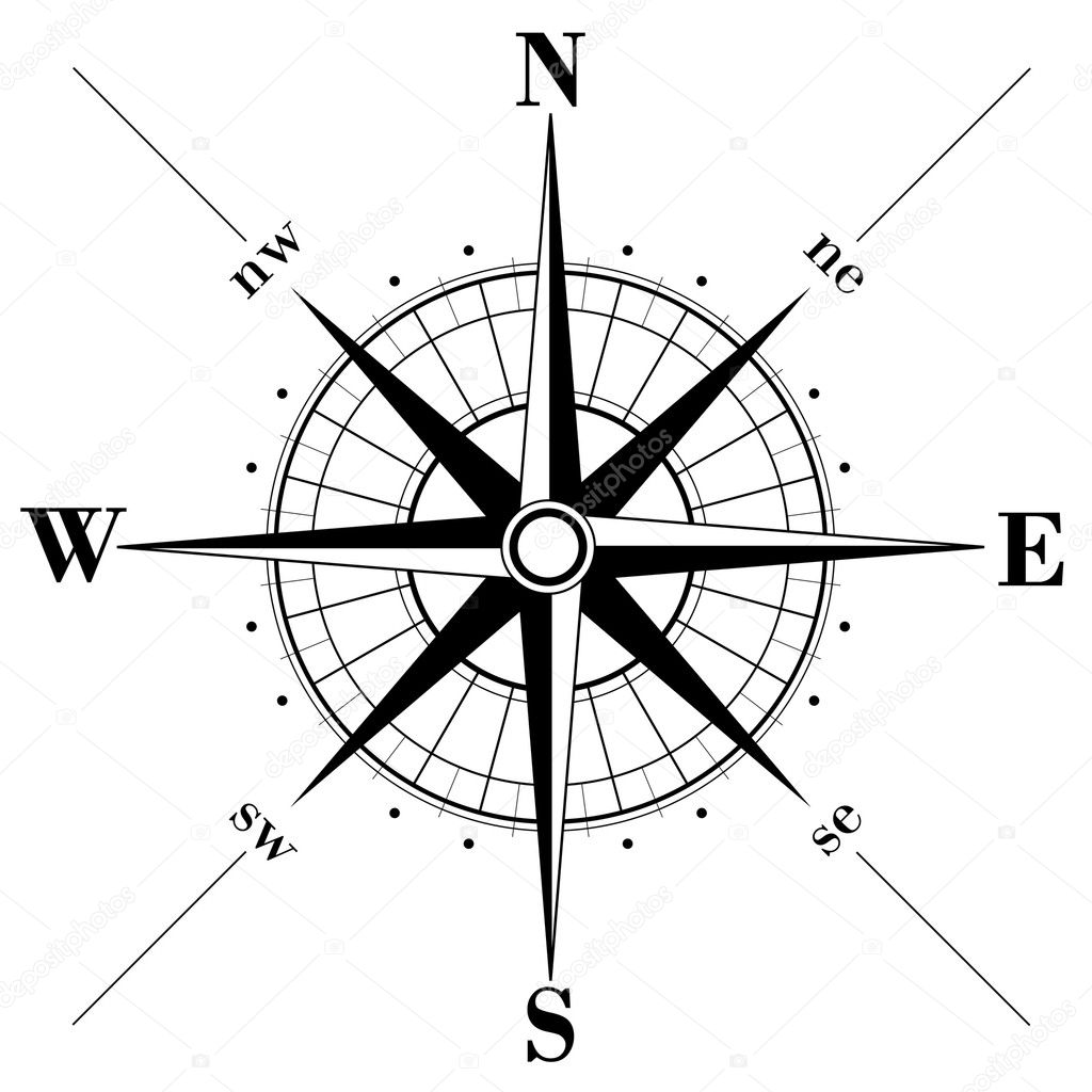 Compass Rose — Stock Vector © Makhnach 1046771 8006