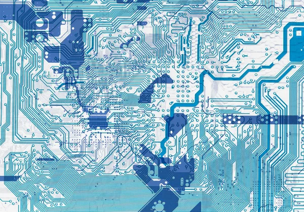 Blue abstract circuit board electronic