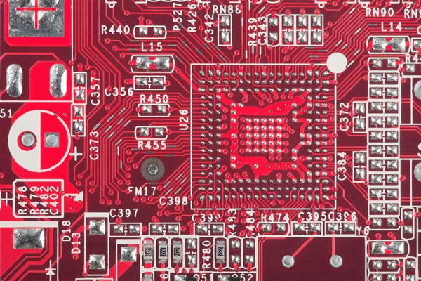Background from circuit board close up