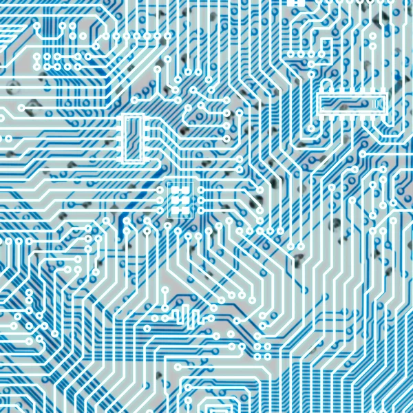 Circuit board light blue hi-tech texture