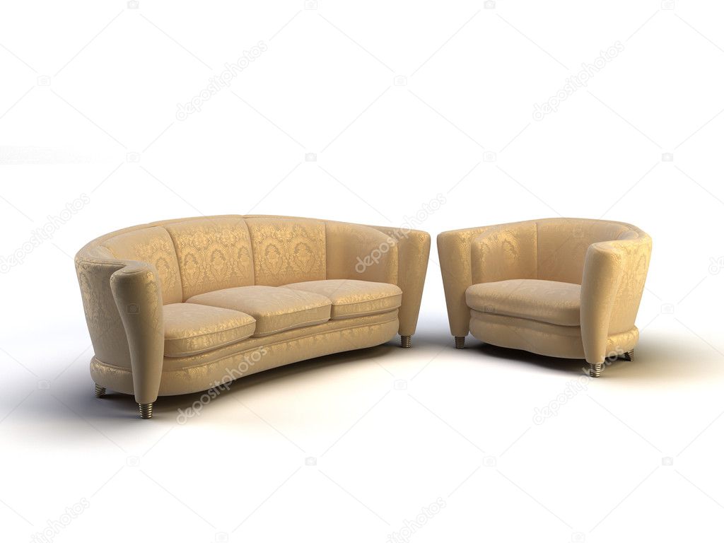 Classic sofa — Stock Photo © 3dimentii #1008452