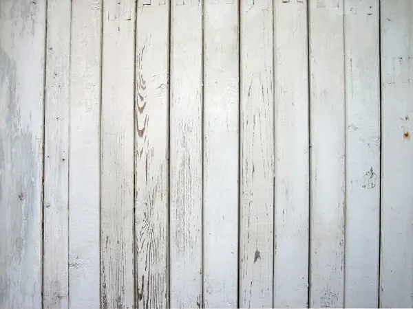White painted wooden wall