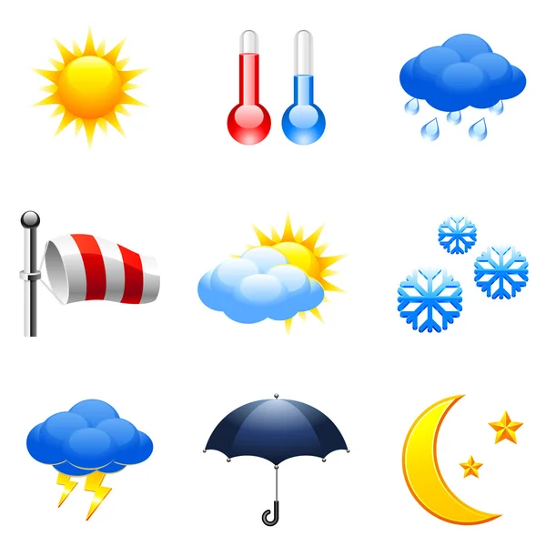 weather icons snow. Stock Vector: Weather icons.