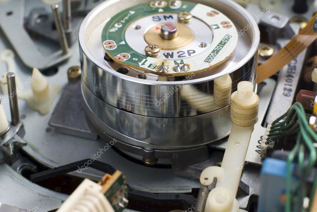 Video head inside in Video recorder — Stock Photo © konstantin32 1634450