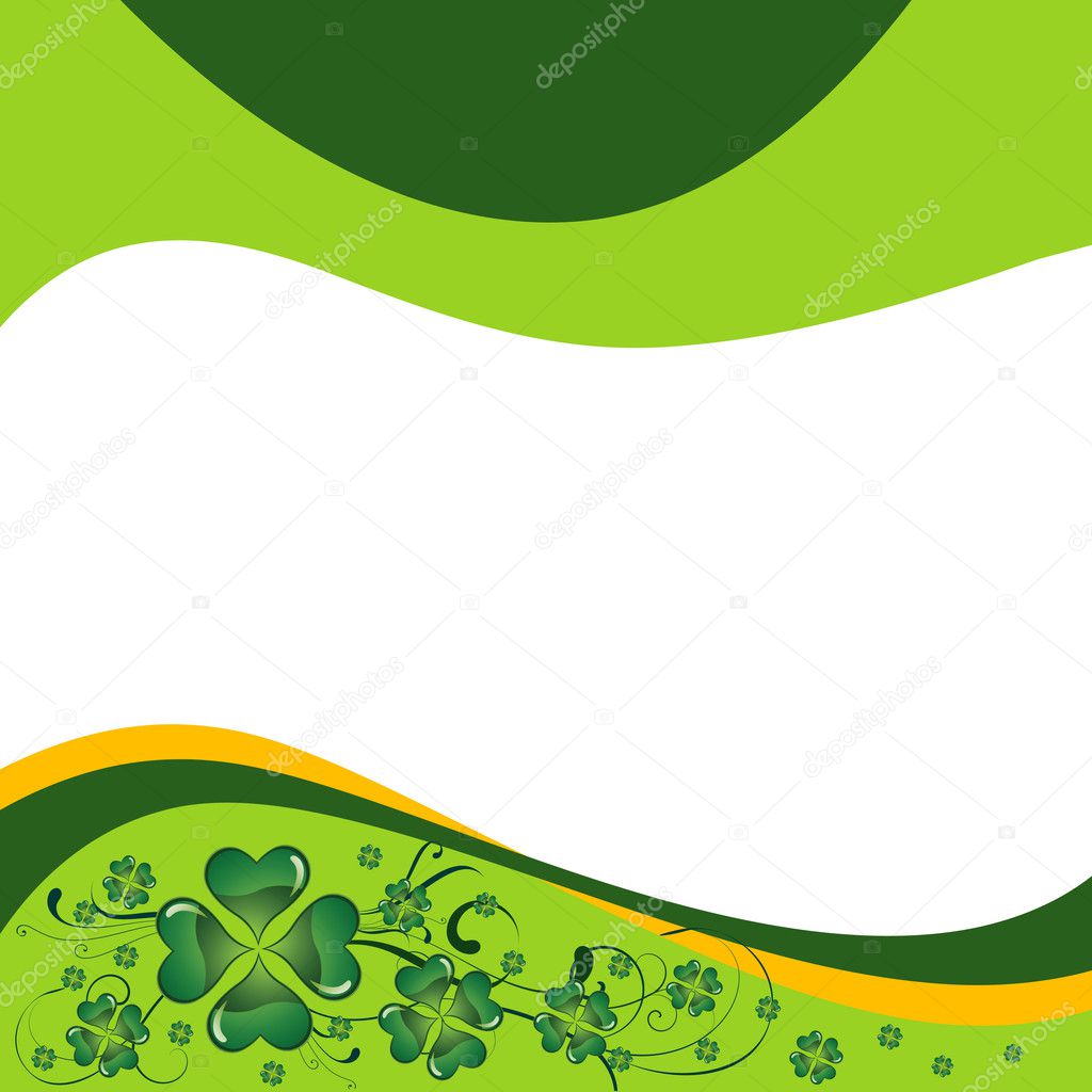 irish clover background