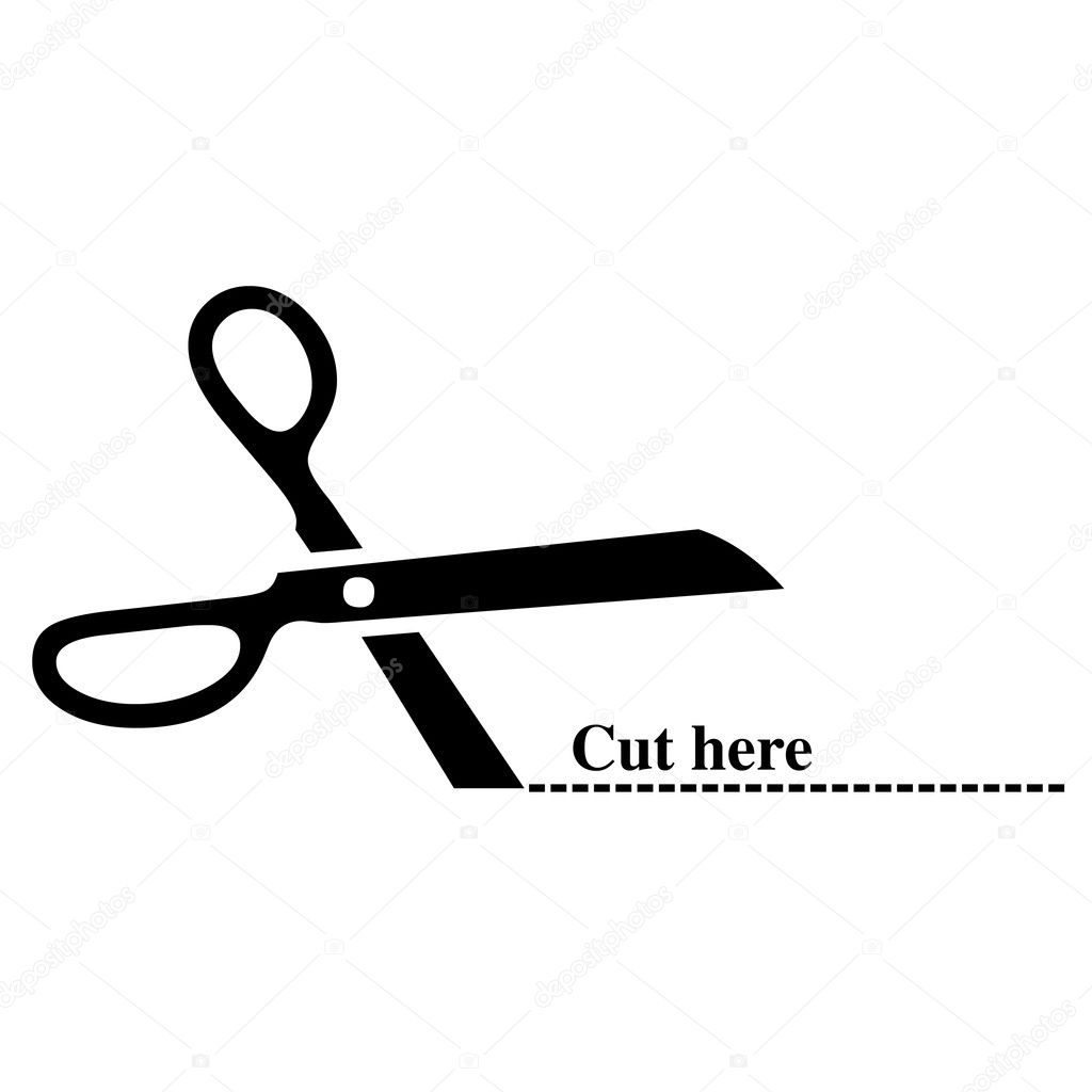 Cut Scissors Symbol