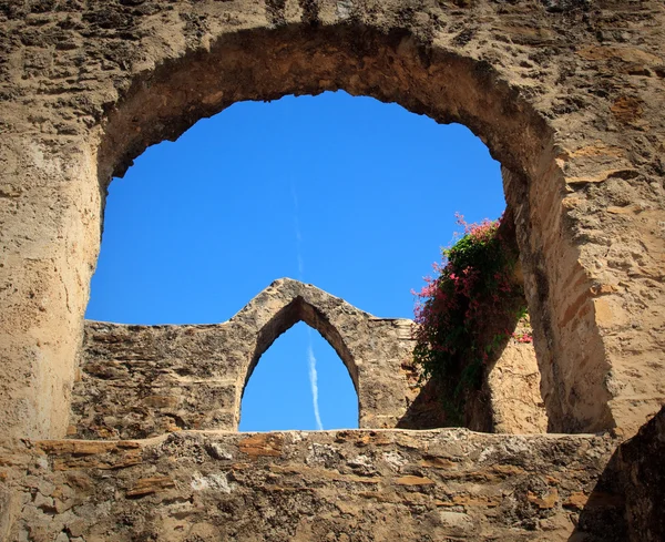 Arches of San Juan Mission in Texas