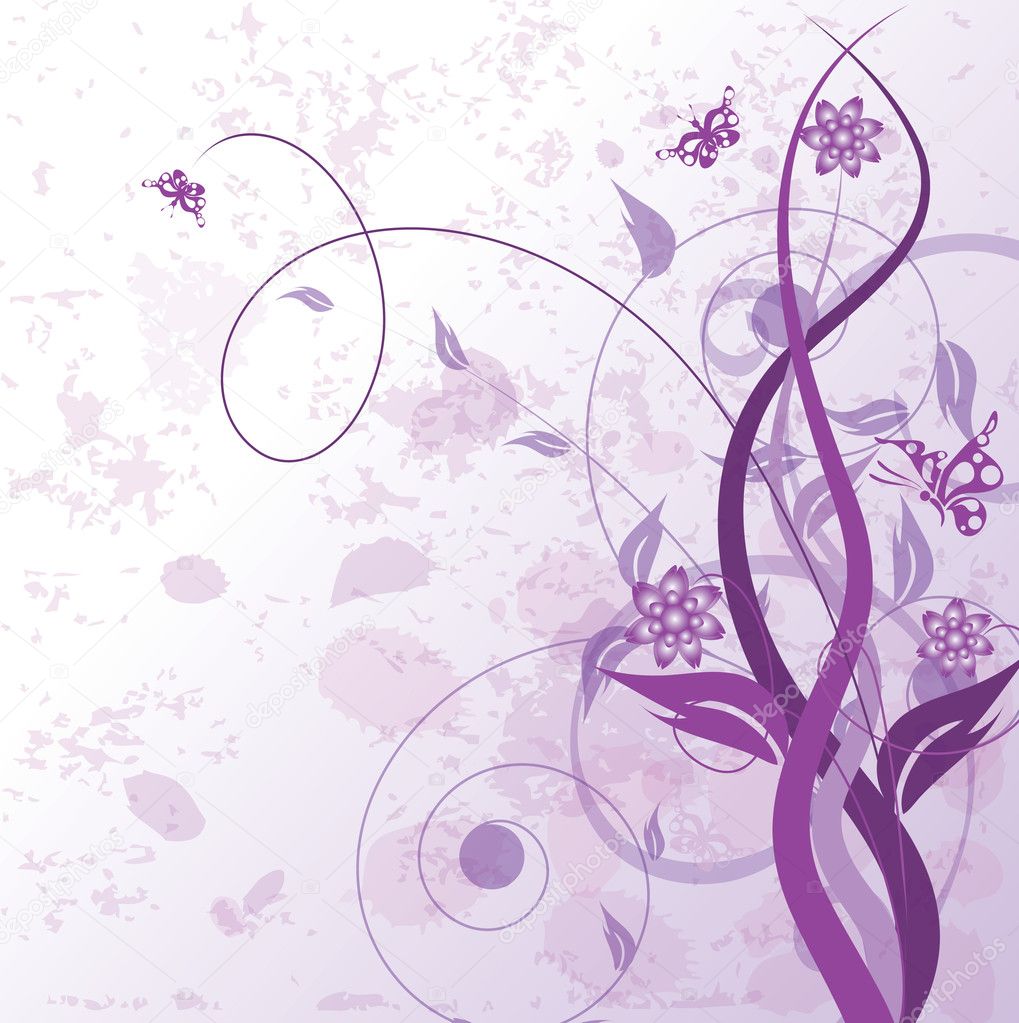 decorative flowers on grunge background vector illustration please see some similar pictures from my portfolio vector by guzmania - Decorative Flowers decorative flowers on grunge background vector illustration please see some similar pictures from my portfolio vector by guzmania - Decorative Flowers