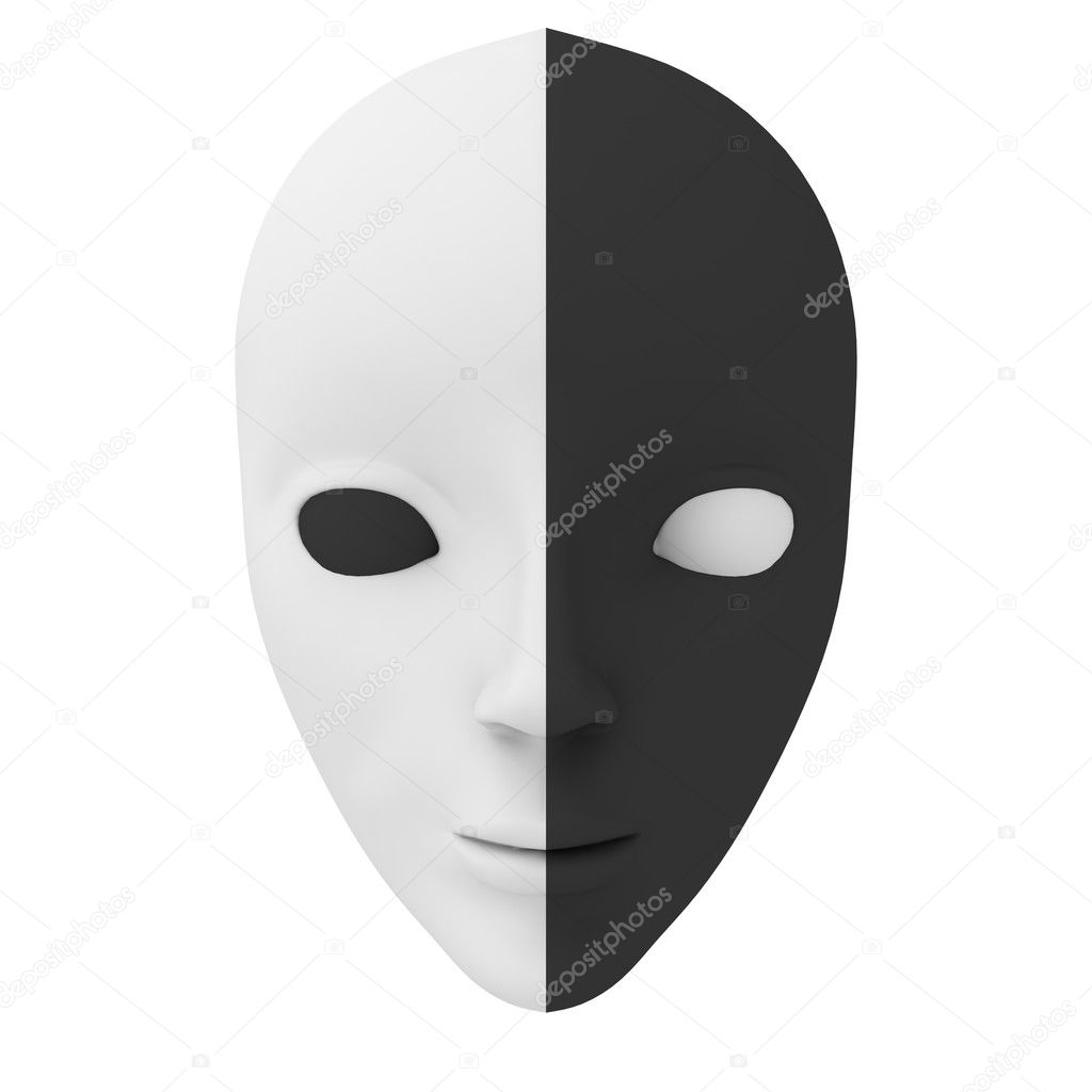 Чёрно-белая маска что это такое Чёрно-белая маска что это такое