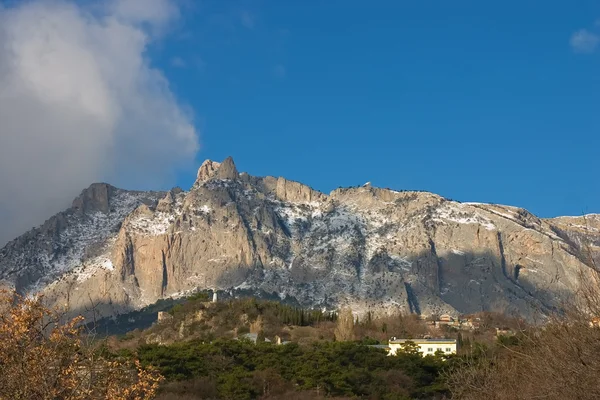 Ai-Petry mountain at winter. Crimea