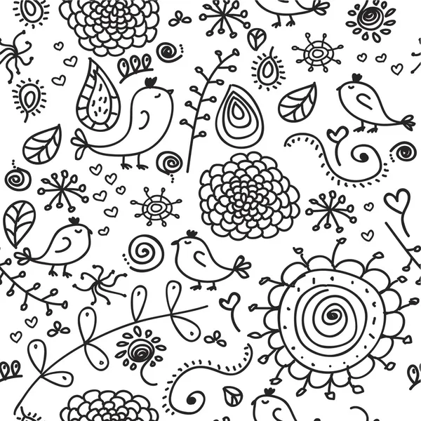 Seamless doodles by Ekaterina Voinova Stock Vector Editorial Use Only