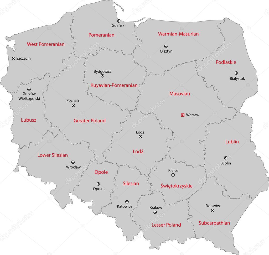 Map+of+poland+cities