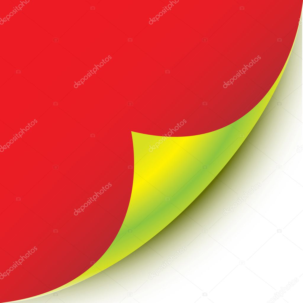 Vector page corner — Stock Vector © ikaruska #1407864