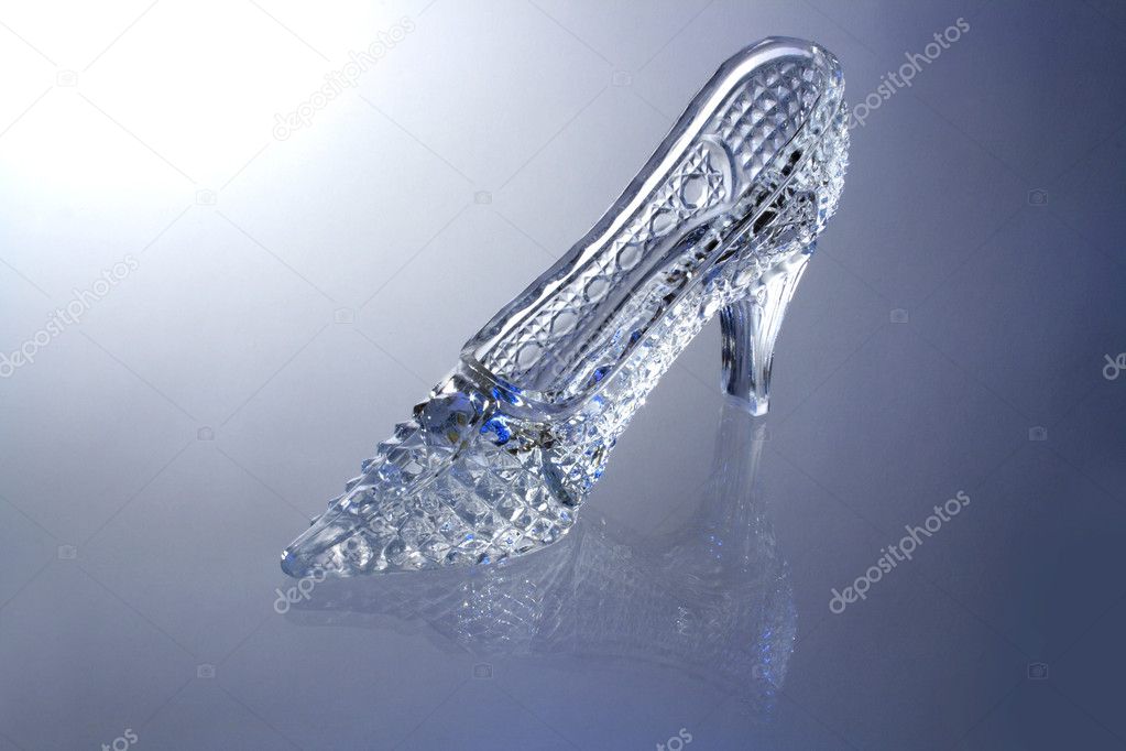 Glass Slipper - Stock Image