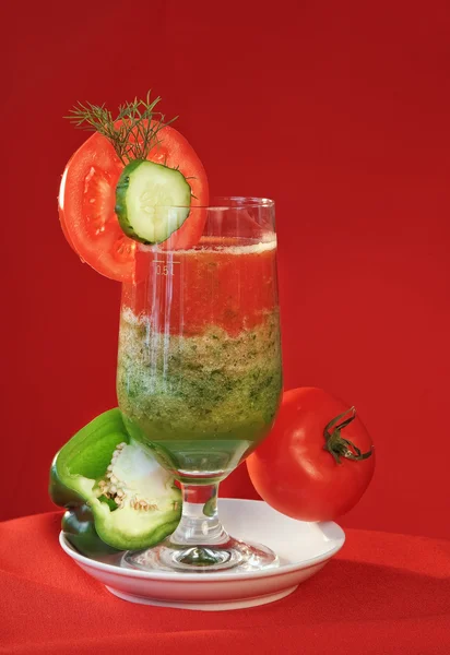 Vegetable fresh juice tomato cucumber