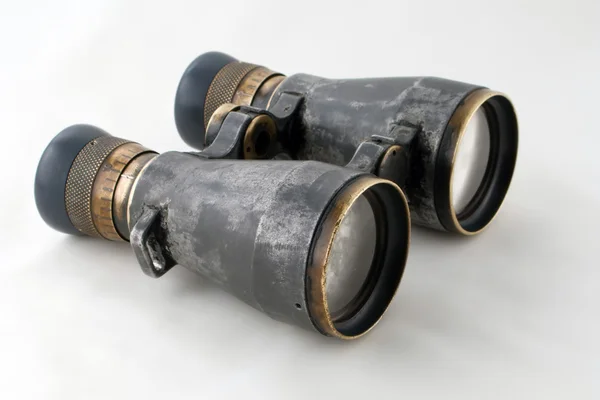 Looking binoculars lens isolated