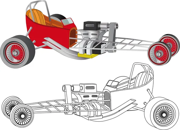 Auto Racing Result on Top Fuel Auto Racing   Stock Vector    Liudmila Pantelejenkova