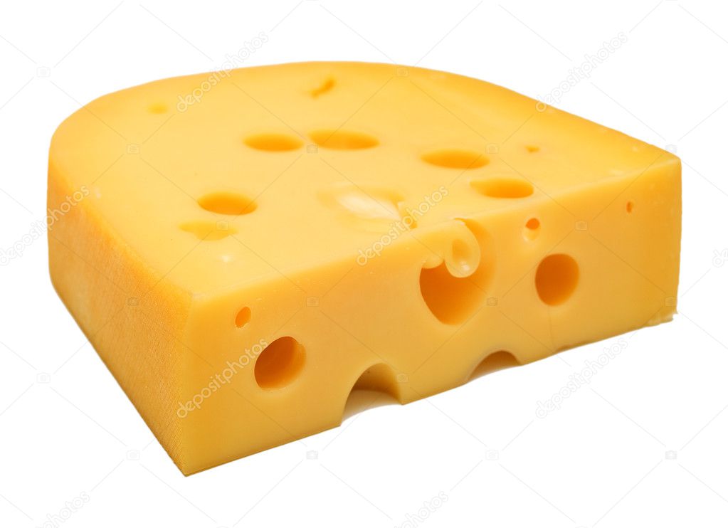 Big piece of cheese — Stock Photo © vikiri 2230361