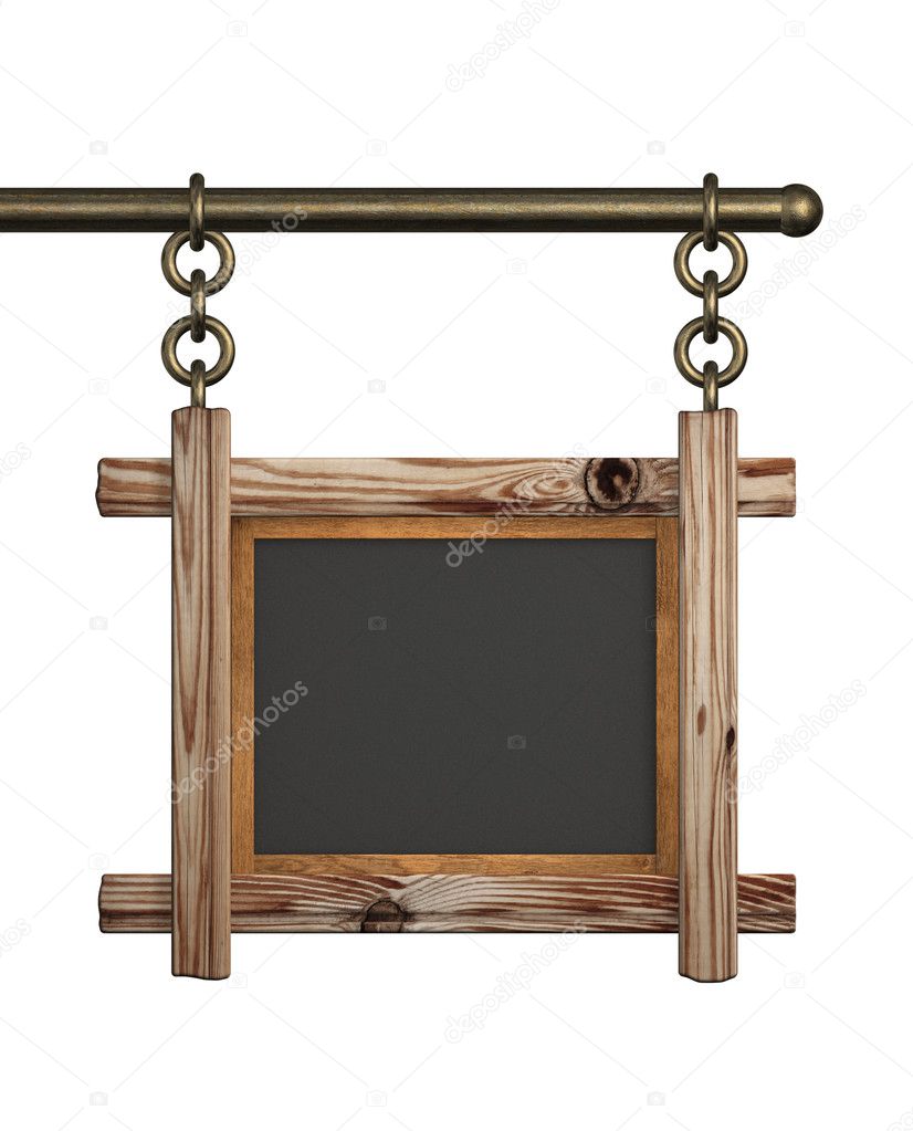 3d retro wooden board — Stock Photo © frenta #1059945