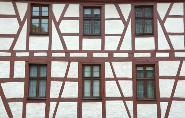 Traditional german half-timbered house