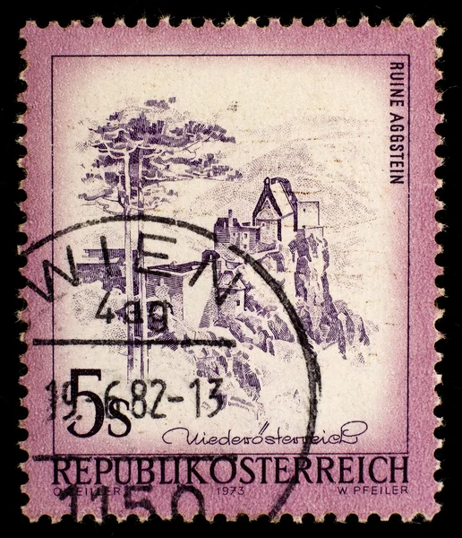 Vintage Austrian postage stamp