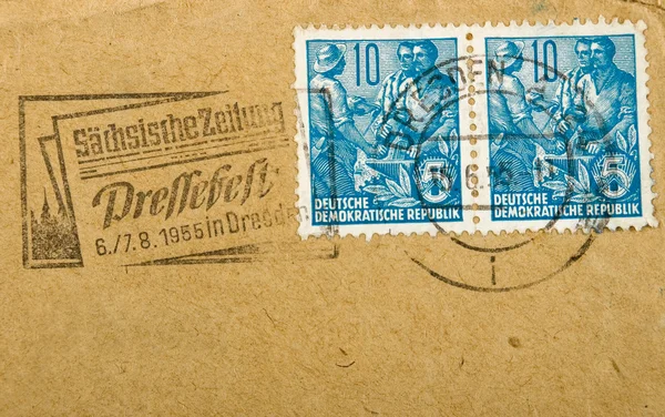 Vintage German postage stamp