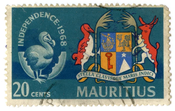 Vintage Mauritius postage stamp