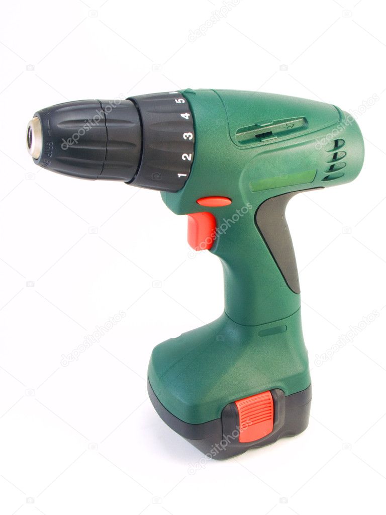 Green hand drill — Stock Photo © SolanD 1072857