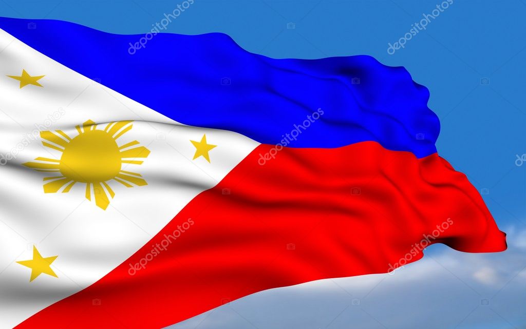 waving philippine flag