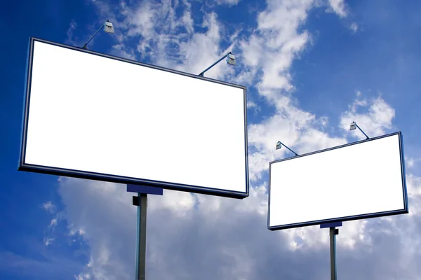 White blank billboard