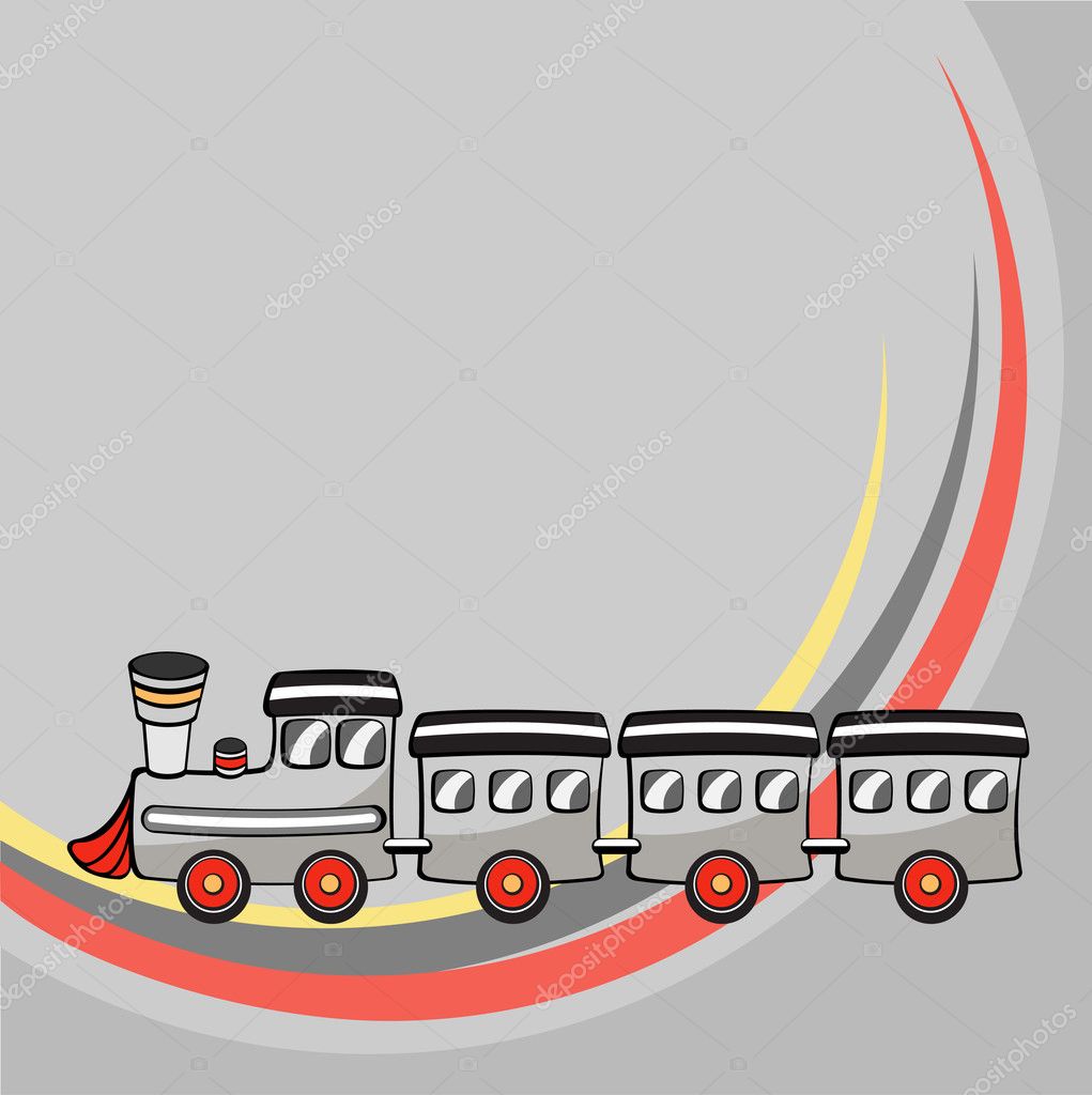 funny cartoon train