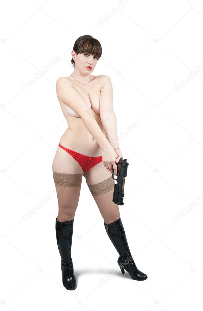 Girls Nude Holding Guns