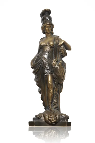 Statue of the Roman woman in tunic and a