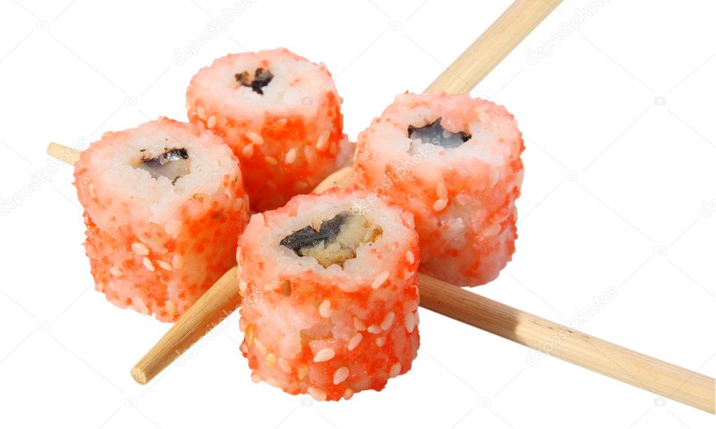 Sushi White Background