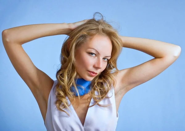 Portrait of a beautiful teen by Olga Glushkova Stock Photo