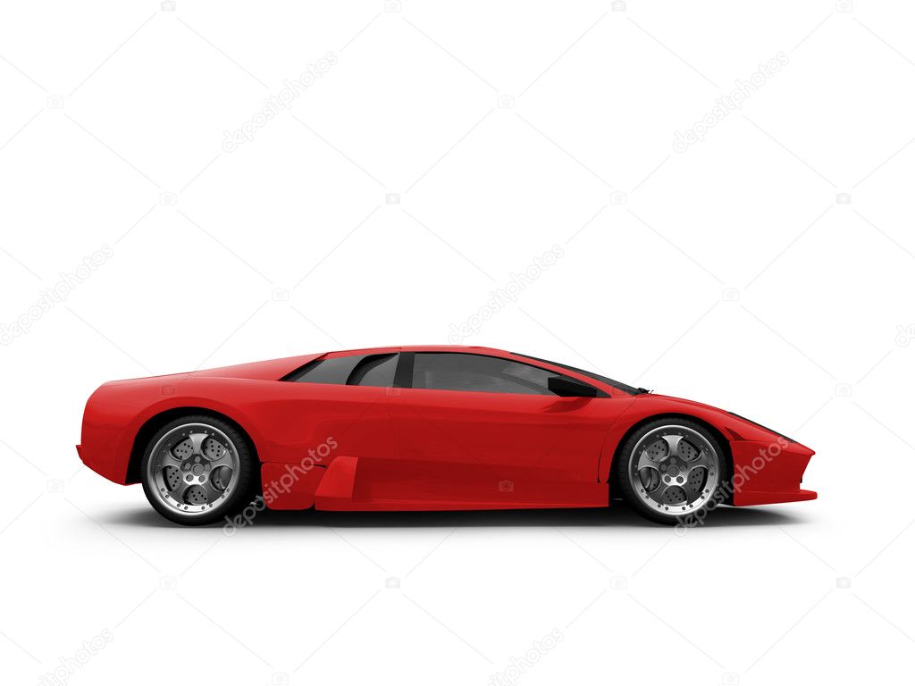 Ferrari White Background