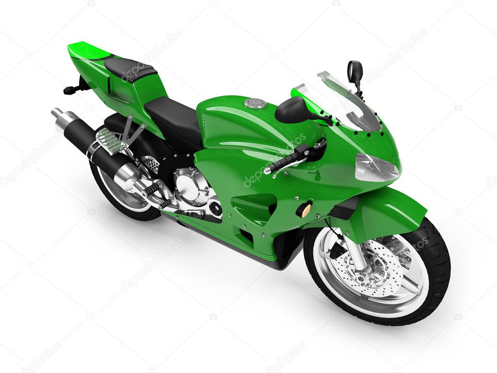 Isolated Motorcycle Front View 02 Stock Photo Fckncg 1152352