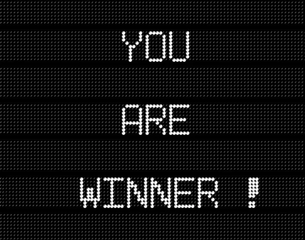 You are winner