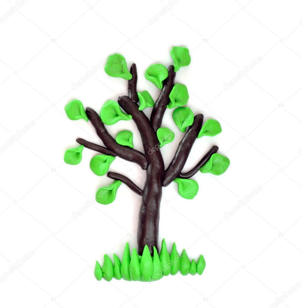 Plasticine Trees