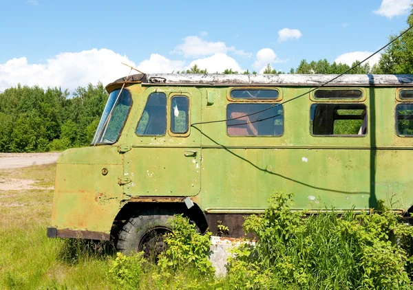 Old forgotten russian truck