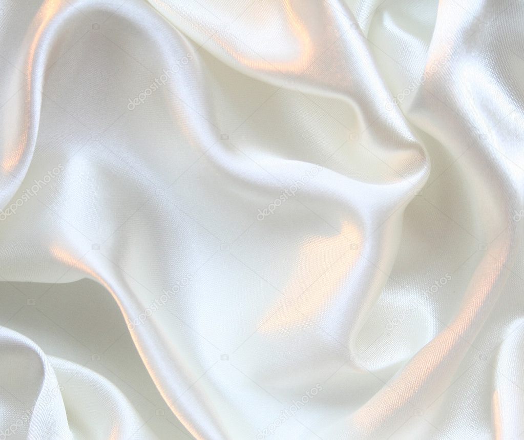 white silk background