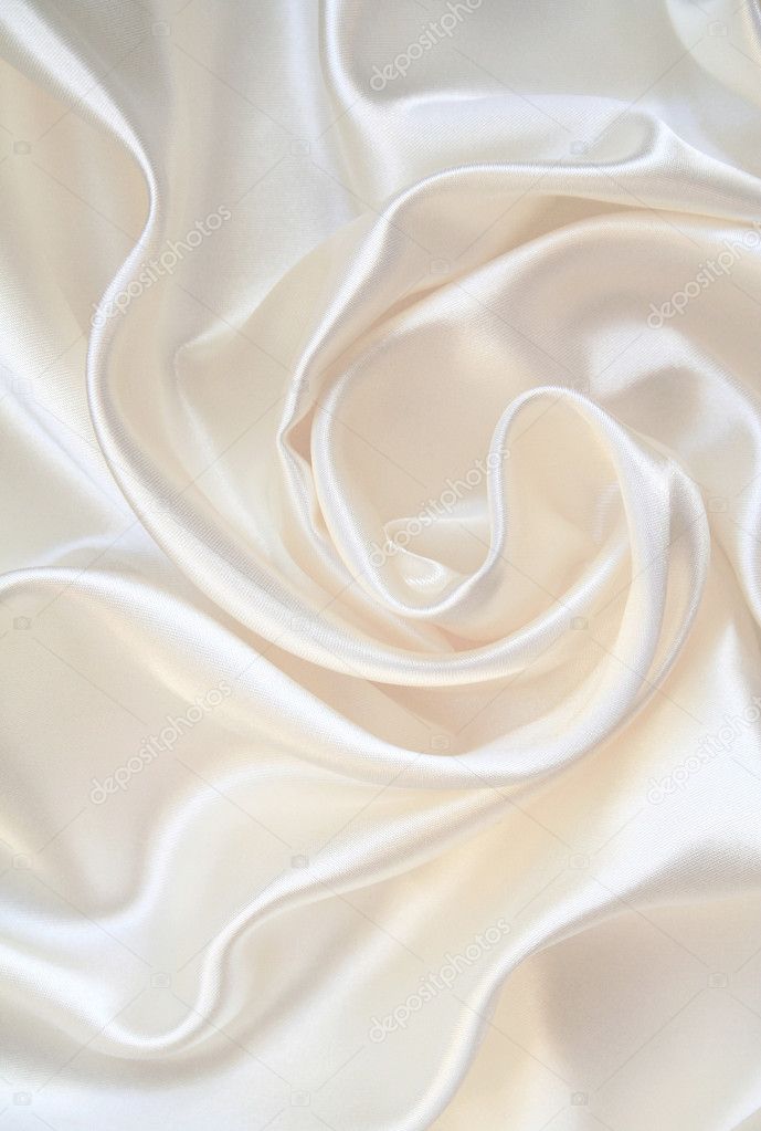 Smooth elegant white silk can use as wedding background