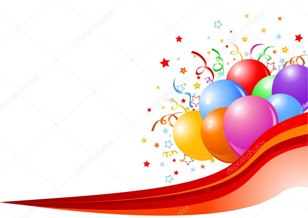 party balloons background. Party balloons background - 1896005 | Royalty-Free Stock Photos,