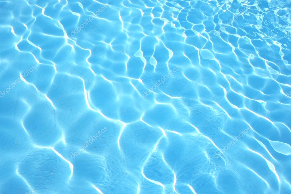 water in a swimming pool
