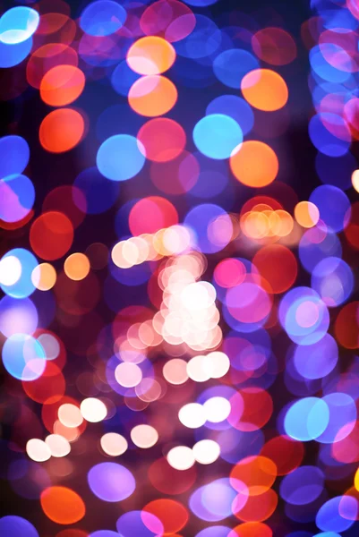 Abstract defocused color lights