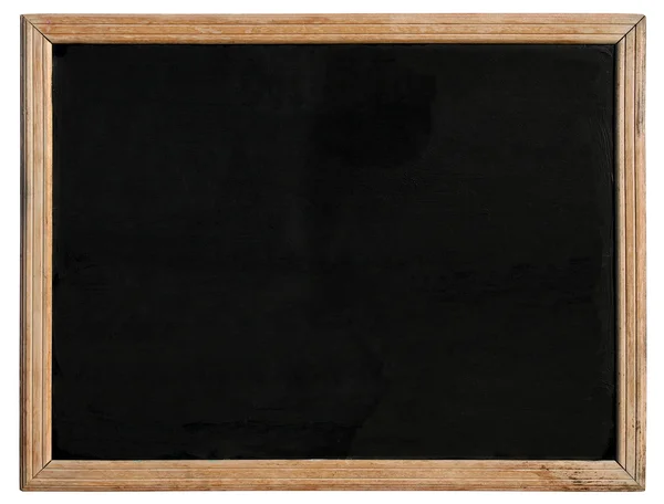 Old blackboard with a wooden frame.