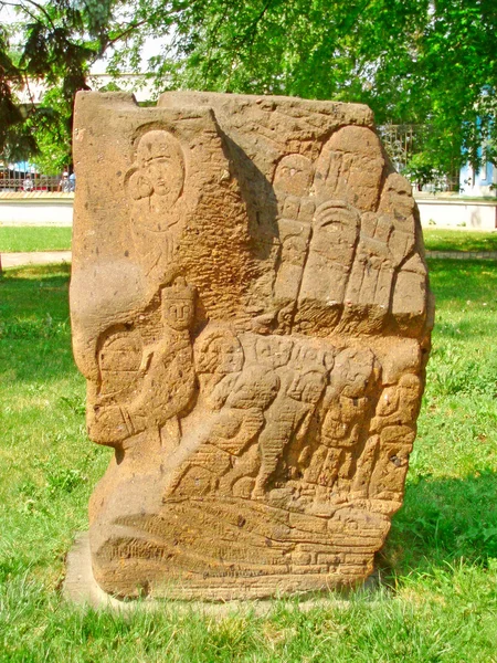 The ancient Slavian stone idol