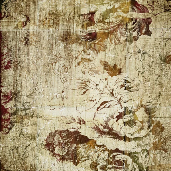 Art floral vintage paper background