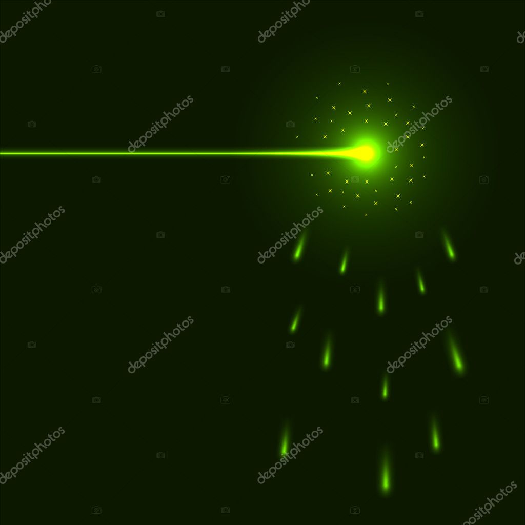 Green Laser Beam